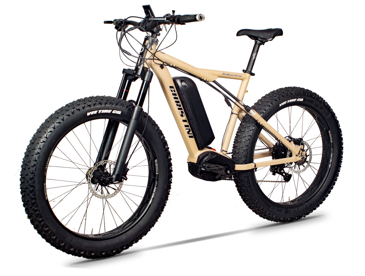 CHRISTINI AWD FAT E-5 two-wheel drive hunting e-bike
